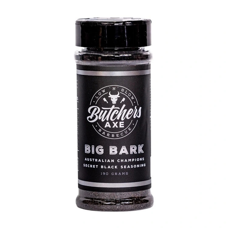 Front of Butchers Axe Big Bark BBQ Rub – Australian brisket seasoning