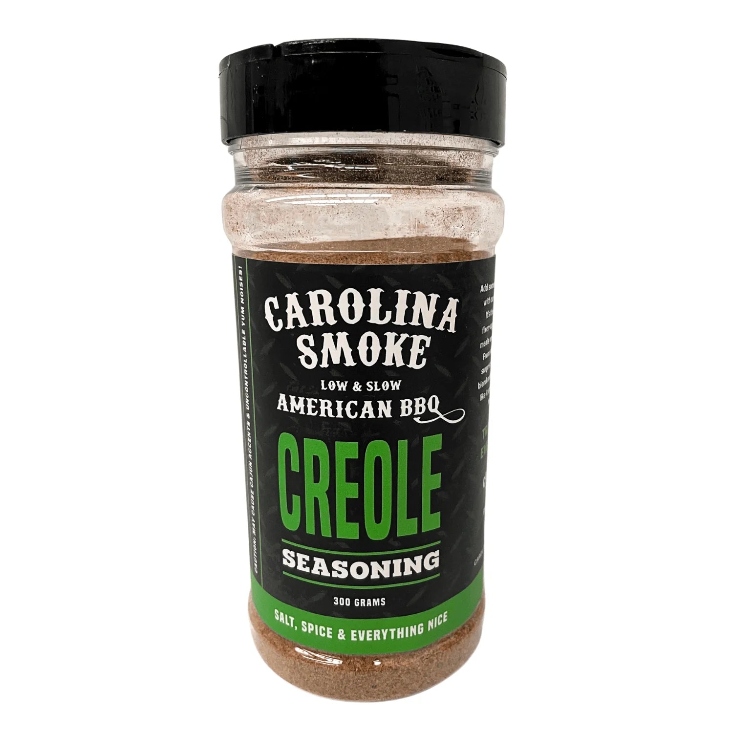 Carolina Smoke Creole Seasoning 300g BBQ rub no added sugar Australian made