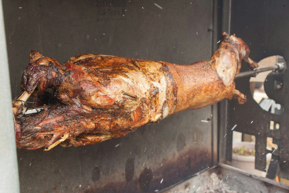 lamb on the spit