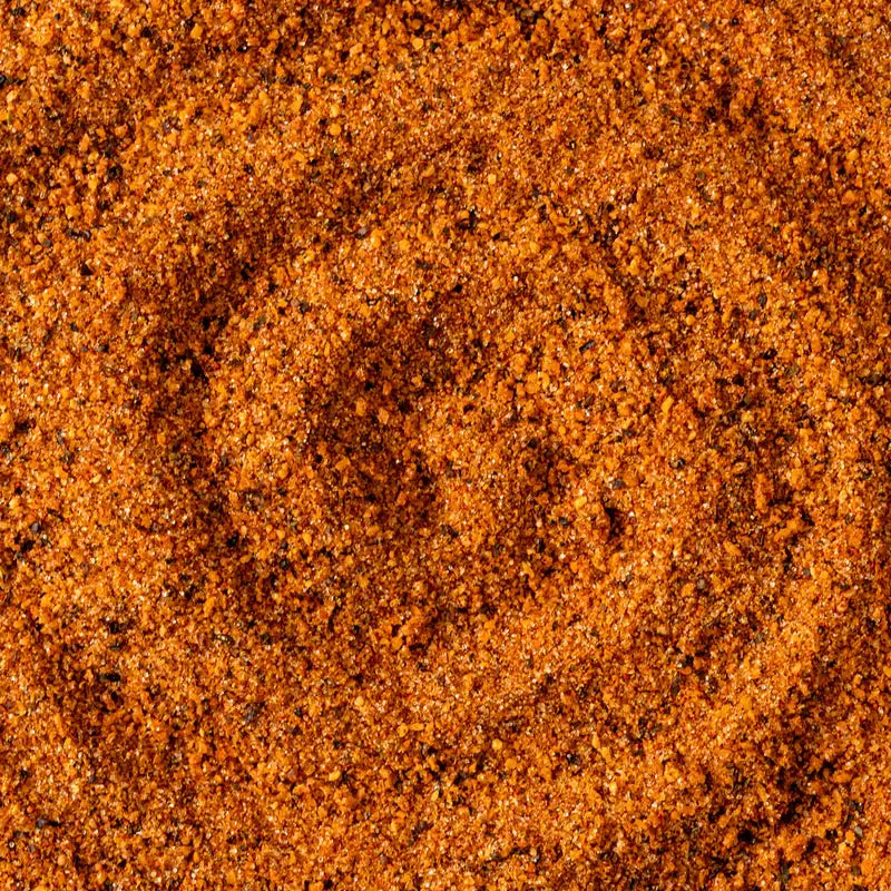 Close-up of Lane’s Magic Dust BBQ rub showing sweet and smoky seasoning texture