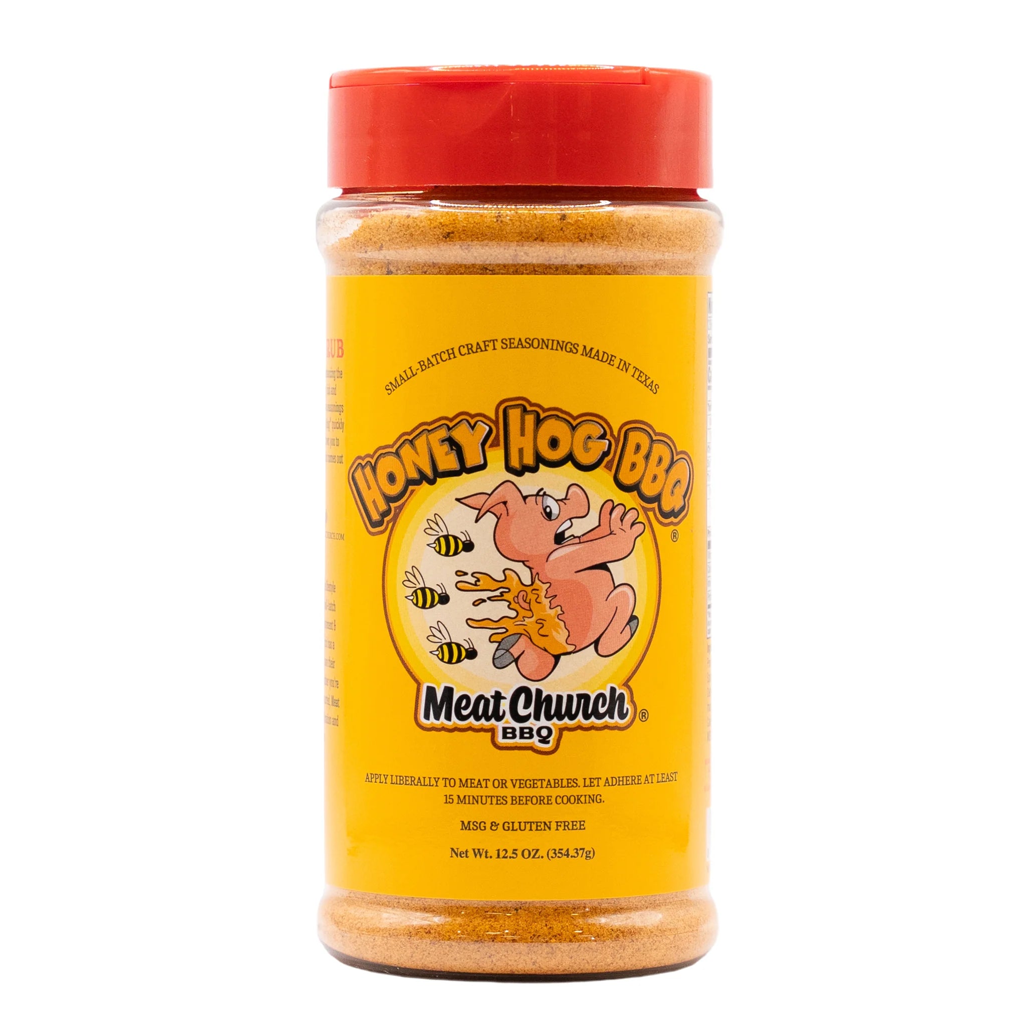 Meat Church Honey Hog BBQ Rub 354g sweet pork rib seasoning front view