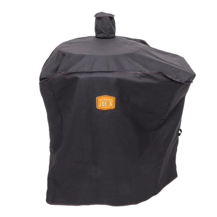 Front view of Oklahoma Joe’s Bronco Drum Smoker Cover