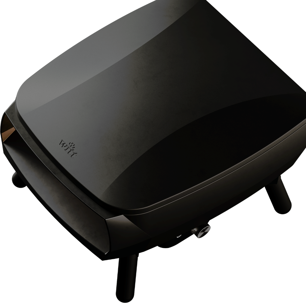 WITT Piccolo Rotante Gas Powered Pizza Oven w/ Rotating Stone 13" - Black - Sydney BBQs and Rotisseries