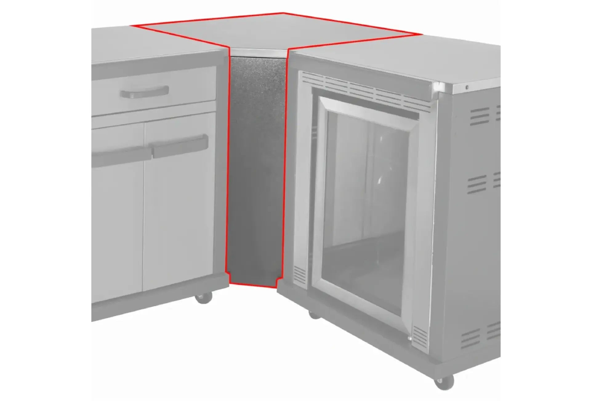 corner module to suit outdoor kitchen
