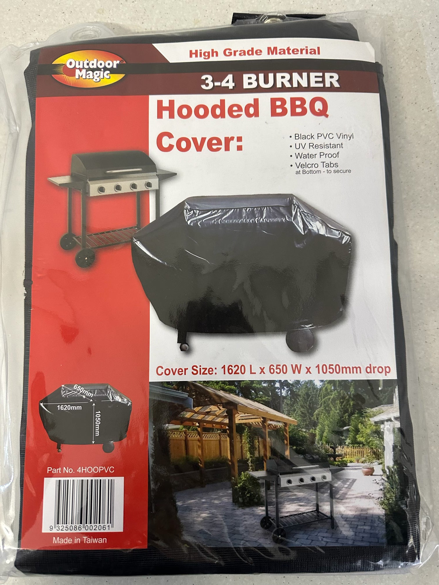 Outdoor Magic 3-4 Burner Hooded BBQ Cover