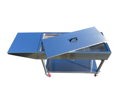 mangal charcoal bbq grill top view