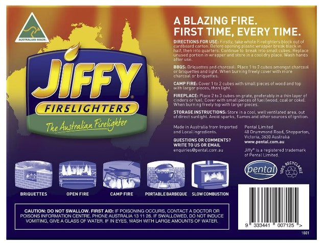 Jiffy BBQ Firelighter 24 Pack