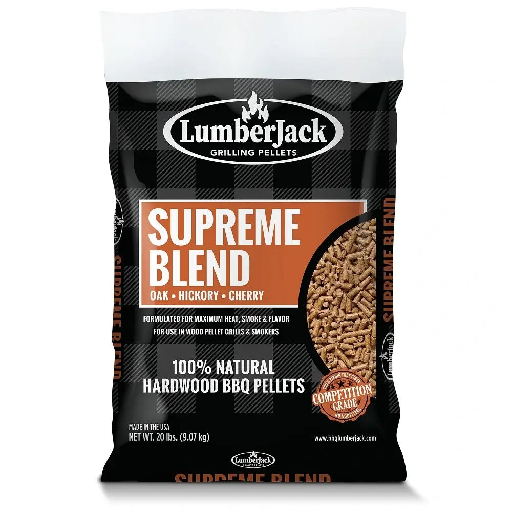 Lumberjack Pellets Supreme Blend (OHC) – Oak, Hickory & Cherry Hardwood