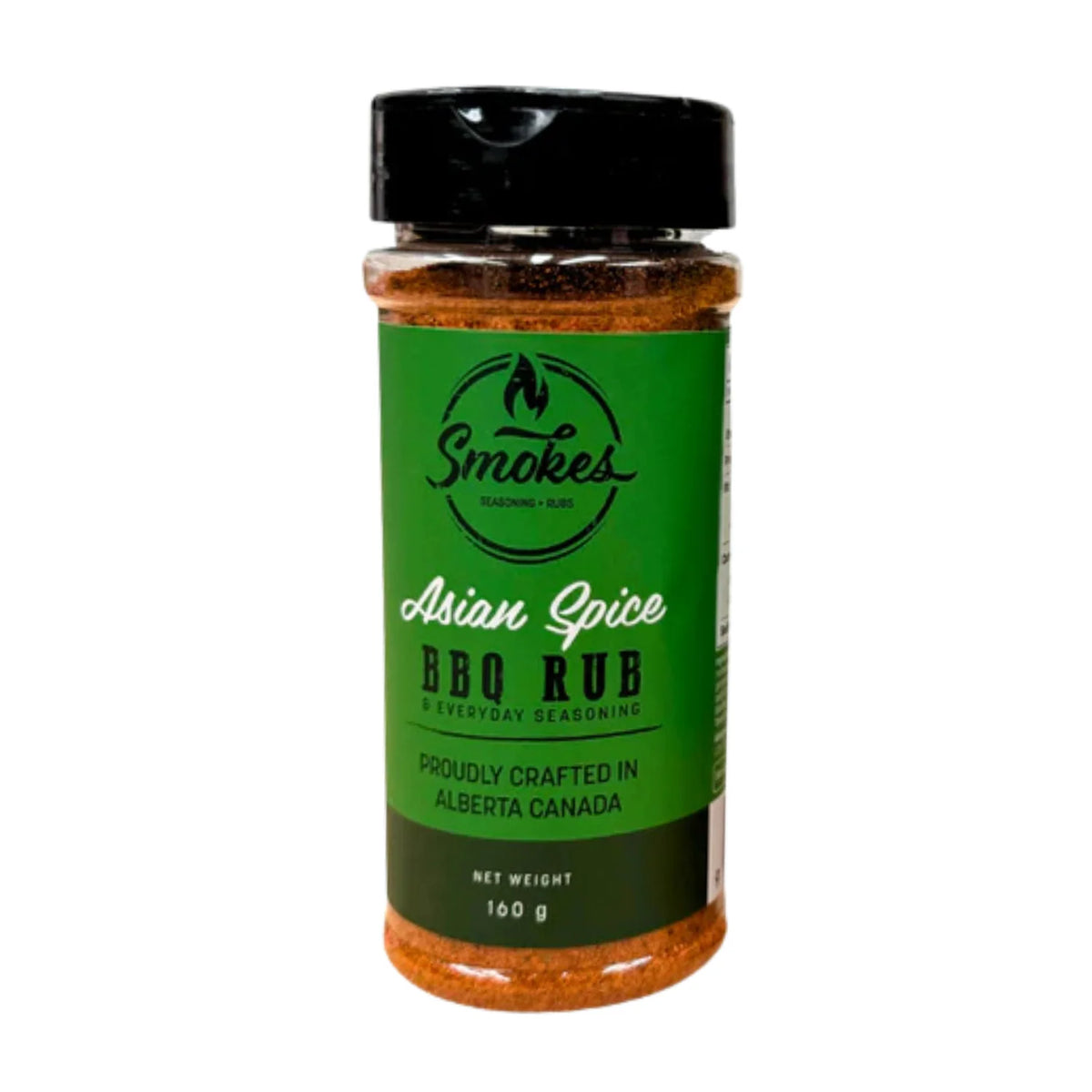 Smokes Asian Spice BBQ Rub & Everyday Seasoning shaker bottle