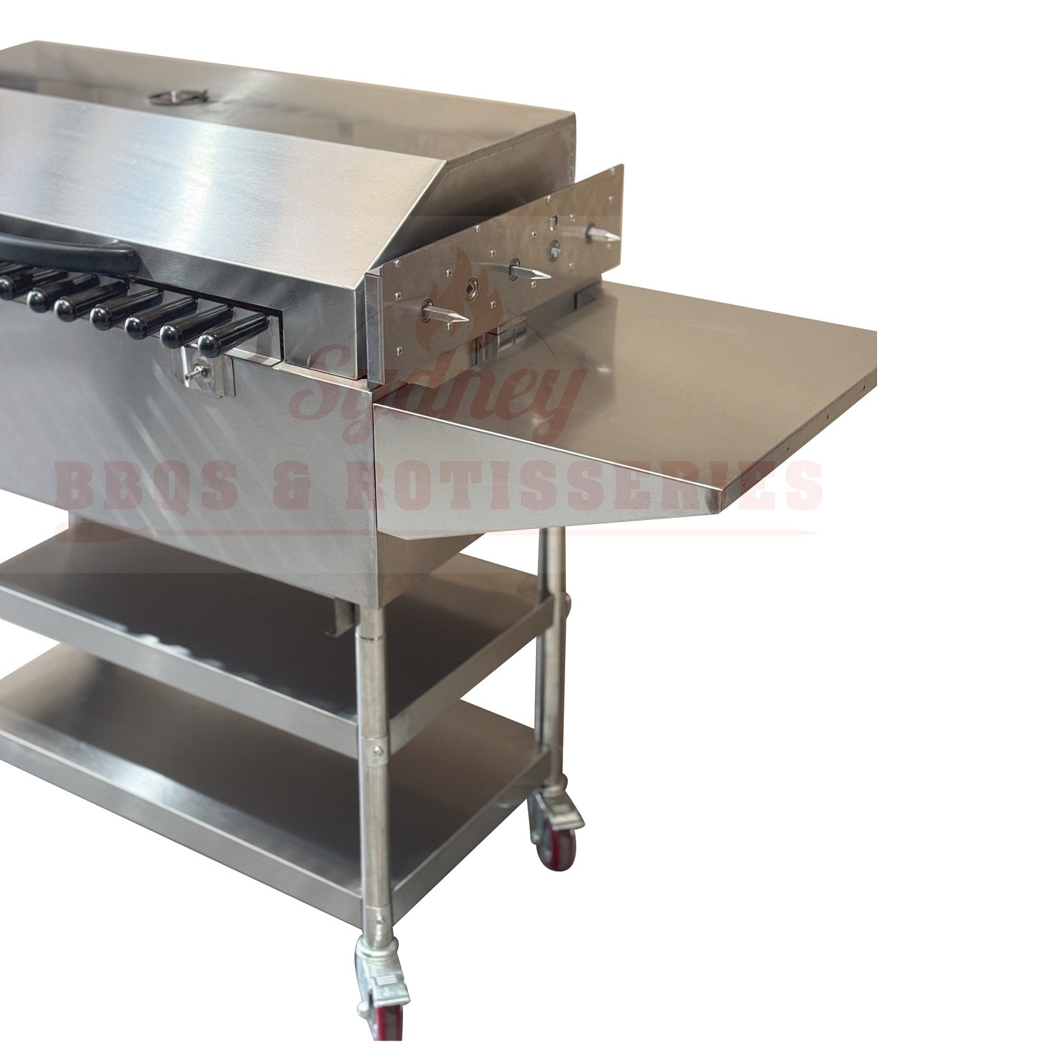 XL Rotisserie Grill with Hood right view | Sydney BBQ's & Rotisseries