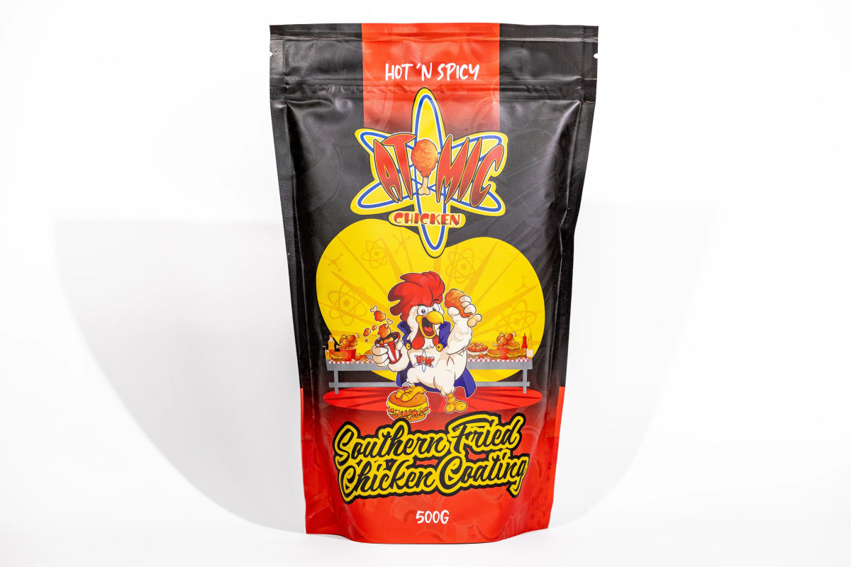 Atomic Chicken Hot ‘N Spicy Southern Fried Chicken Coating - Sydney BBQs and Rotisseries