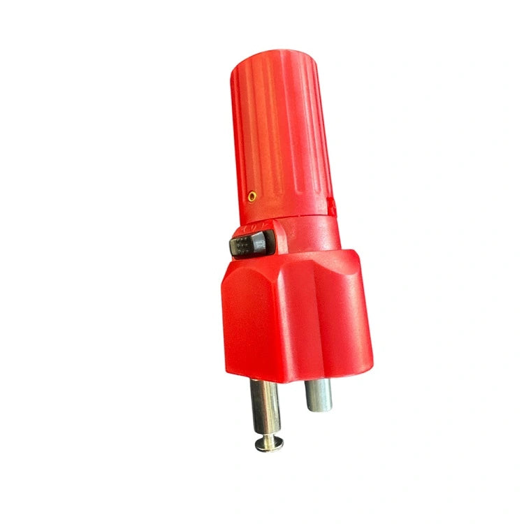 Red BBQ battery rotisserie motor for camping and outdoor grilling