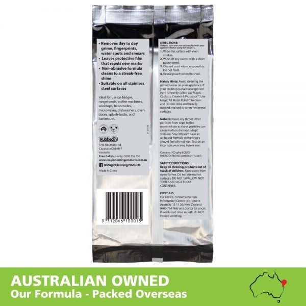 BBQ Stainless Steel Wipes - Sydney BBQs and Rotisseries