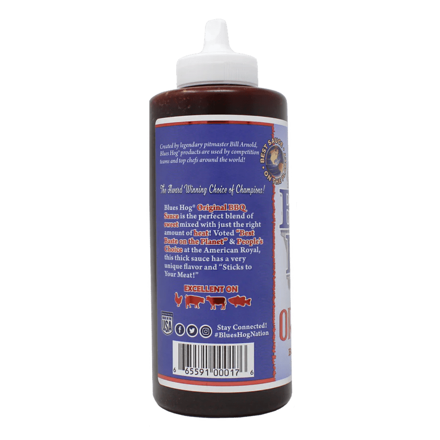 Blues Hog "Original" BBQ Sauce - 709g Squeeze Bottle - Sydney BBQs and Rotisseries