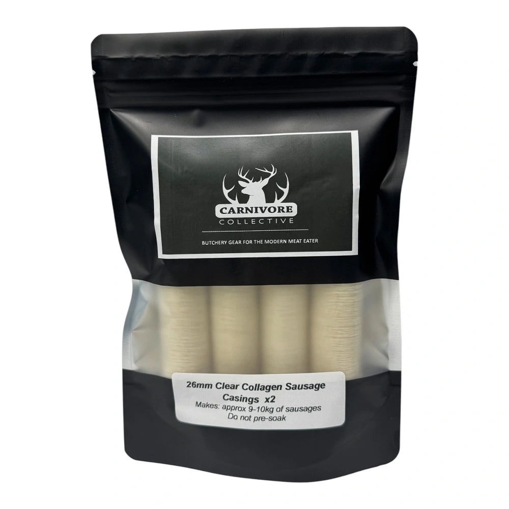 Carnivore Collective 26mm Collagen Sausage Casings 2 Pack