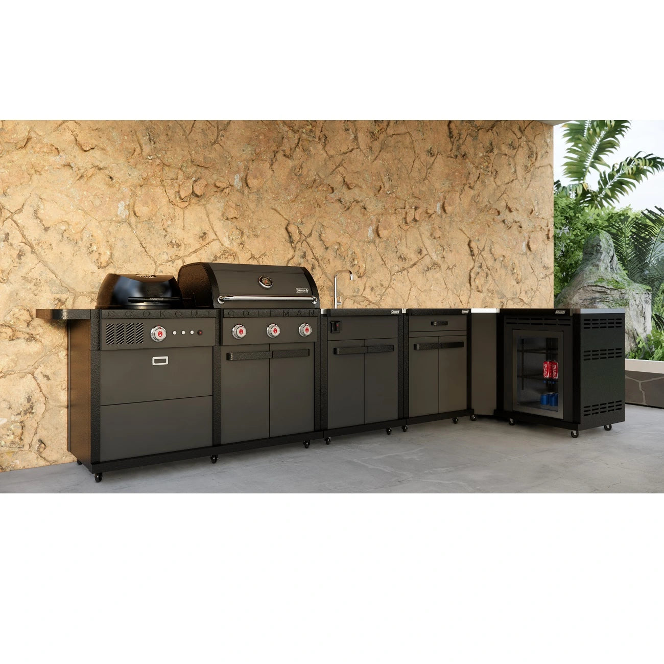 Coleman Revolution Dual Fuel 5-Module Outdoor Kitchen