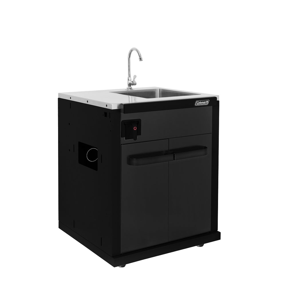 Sink Module Coleman Modular Outdoor Kitchen Sink Matte Black 304 Stainless Steel