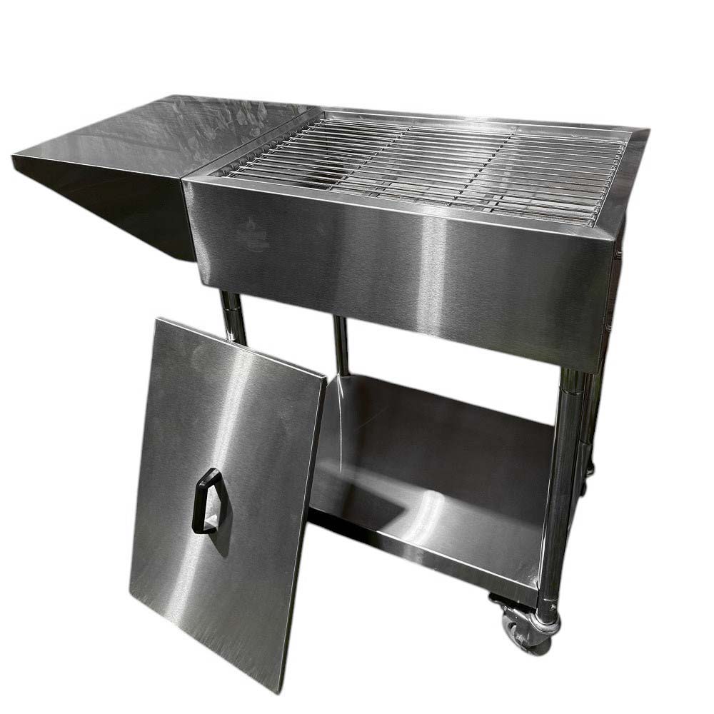 Compact Stainless Steel Charcoal Grill