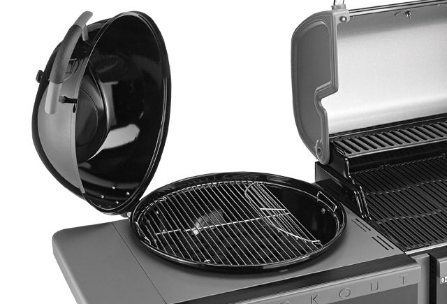 COLEMAN REVOLUTION DUAL FUEL BBQ - BLACK GLOSS | Gas & Charcoal BBQ