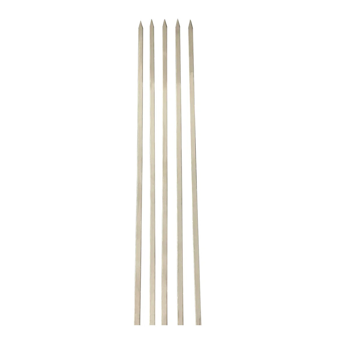 10mm Stainless Steel Flat Skewers (5 Pack)