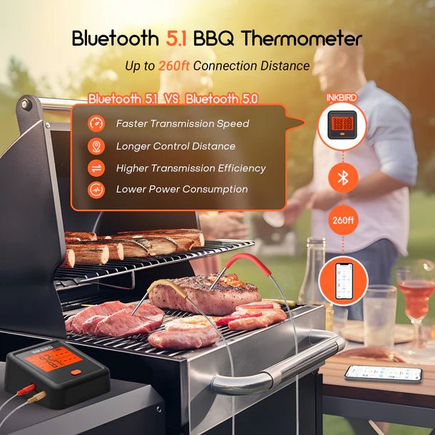 Inkbird Bluetooth BBQ Thermometer - Sydney BBQs and Rotisseries