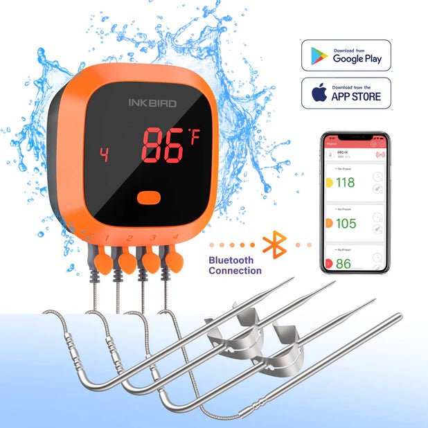 INKBIRD Waterproof Grill Thermometer IBT - 4XC - Sydney BBQs and Rotisseries