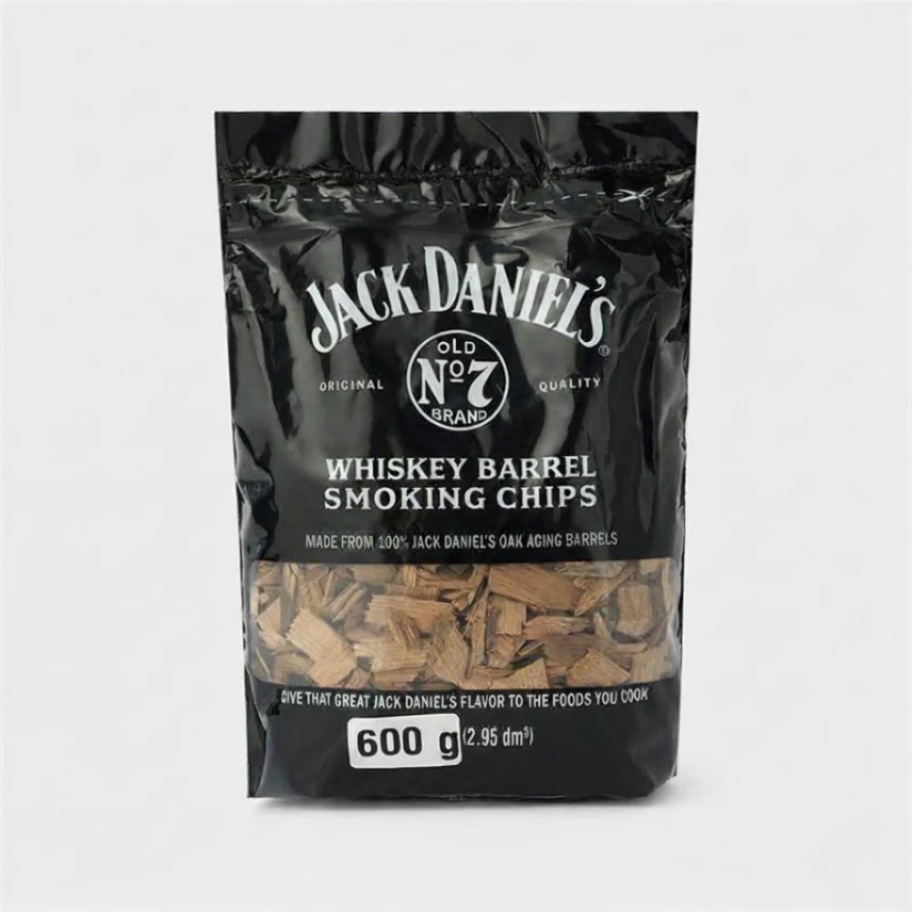 Jack Daniel’s Whiskey Barrel Wood Chips 650g bag – white oak smoking chips for BBQ