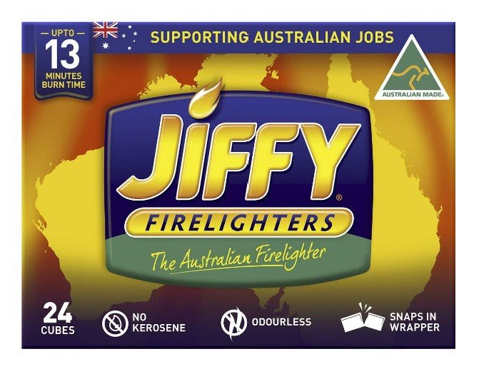 Jiffy BBQ Firelighter 24 Pack - Sydney BBQs and Rotisseries