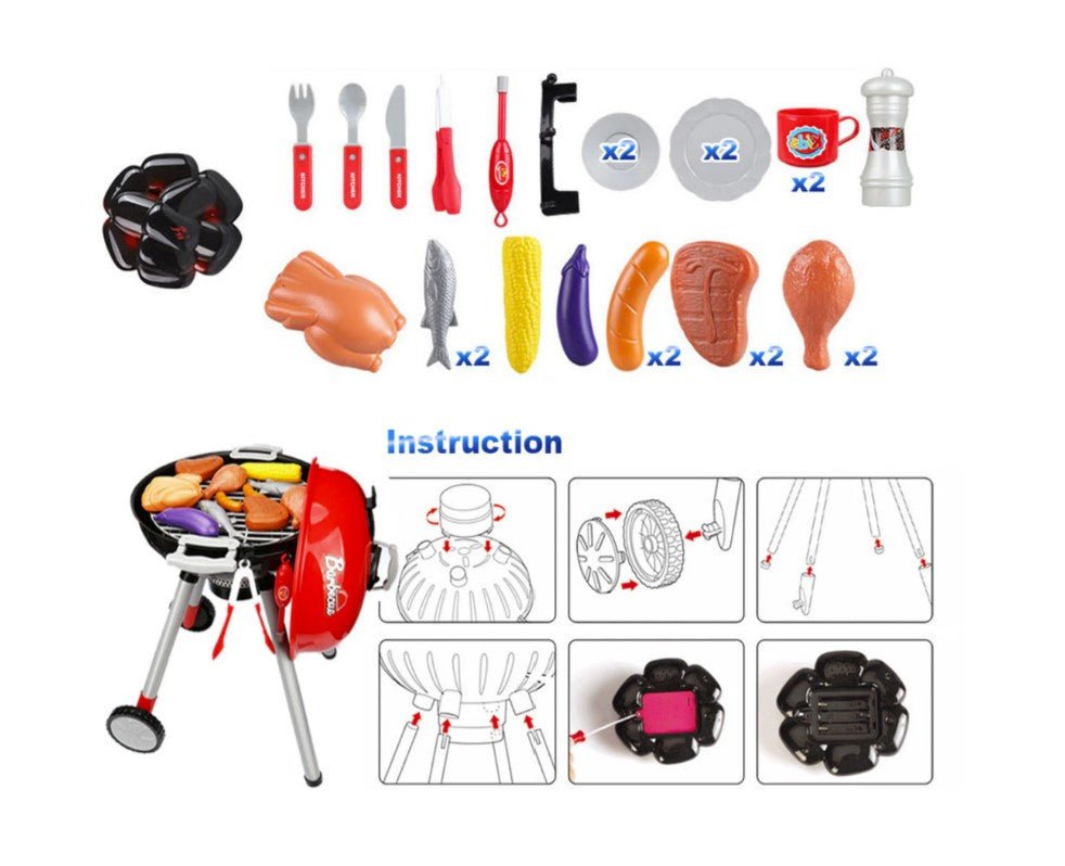 Kids Pretend Play BBQ and Cooking Set - Sydney BBQs and Rotisseries