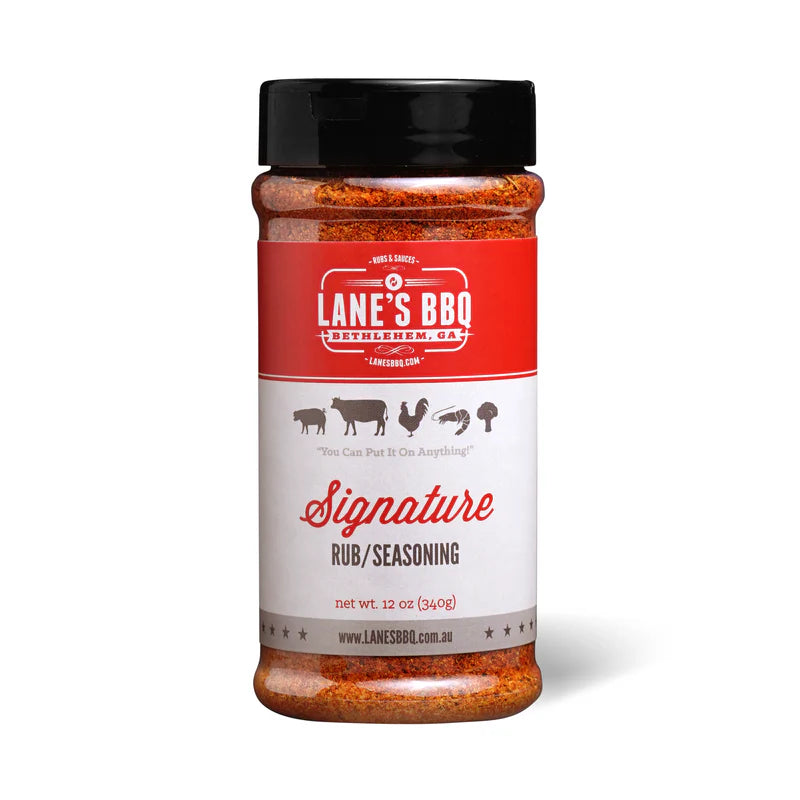 Lane’s Signature BBQ Rub 130g all purpose seasoning bottle