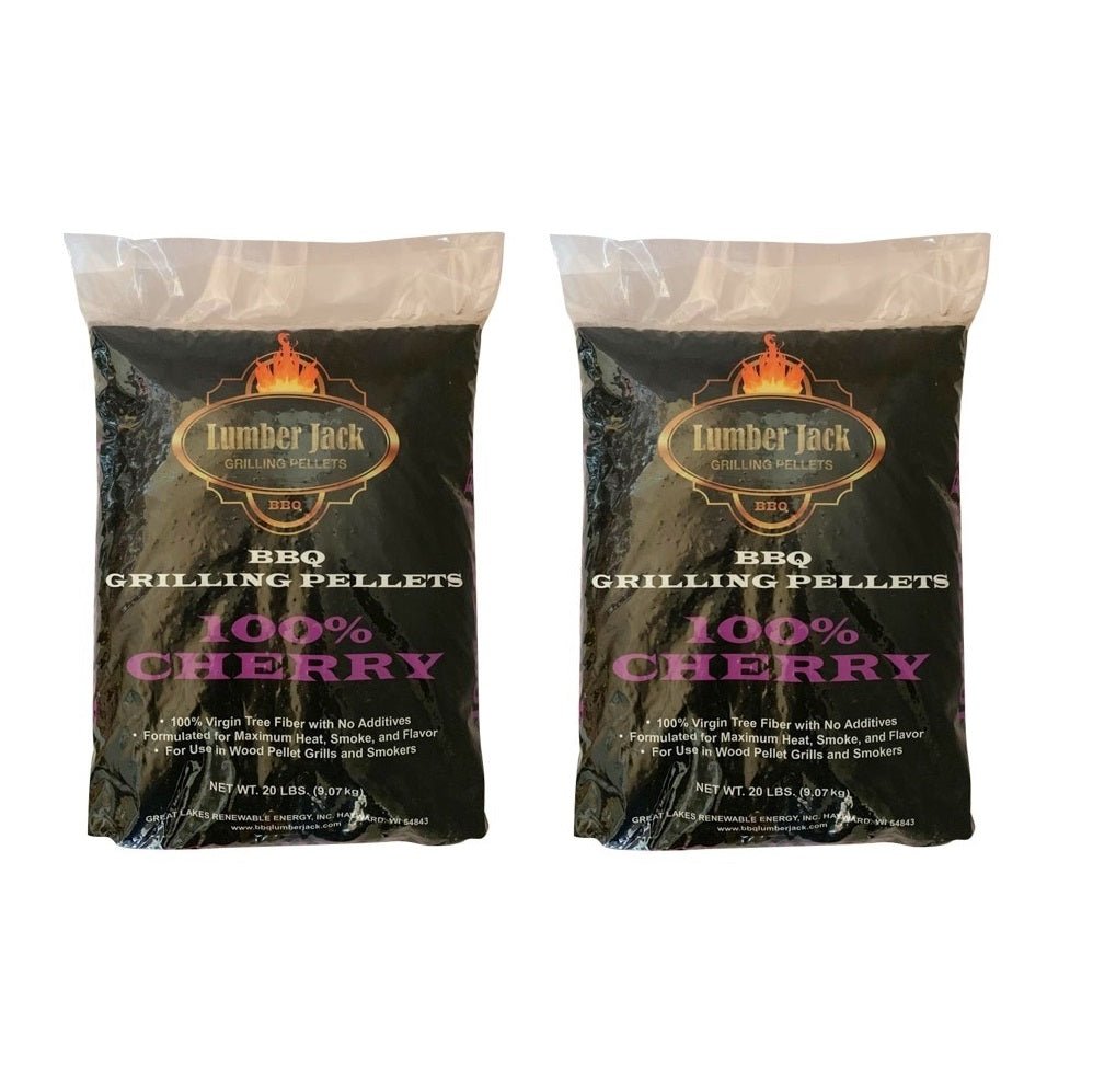 Lumberjack Smoking Pellets 9kg | 100% Cherry x 2 - Sydney BBQs and Rotisseries