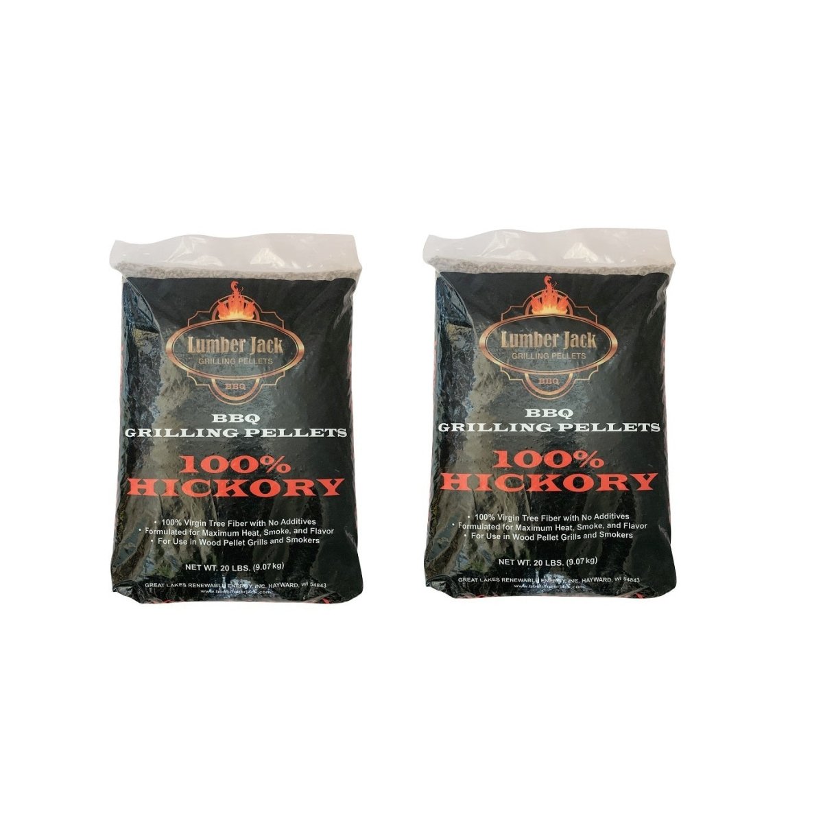 Lumberjack Smoking Pellets 9kg | Hickory Blend x 2 - Sydney BBQs and Rotisseries