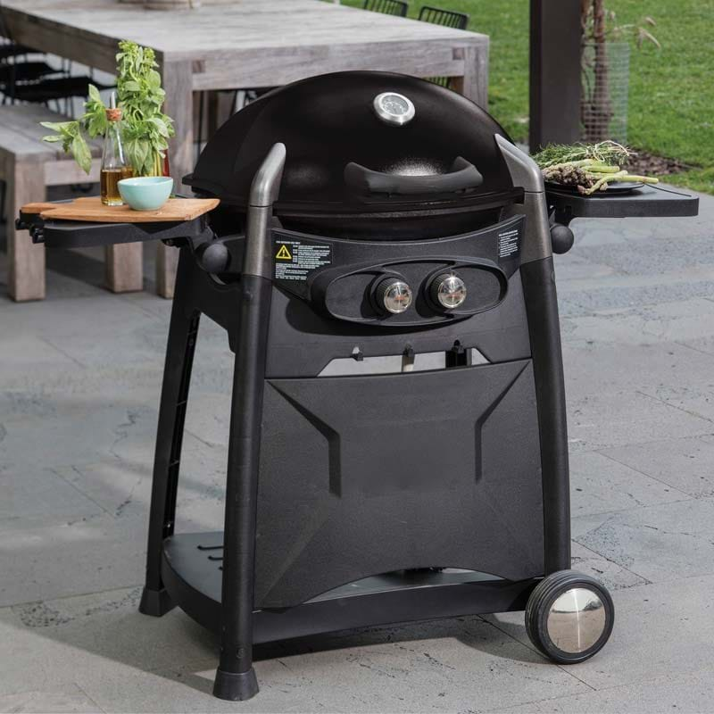 Odyssey 2 Burner Trolley BBQ - Black - Sydney BBQs and Rotisseries