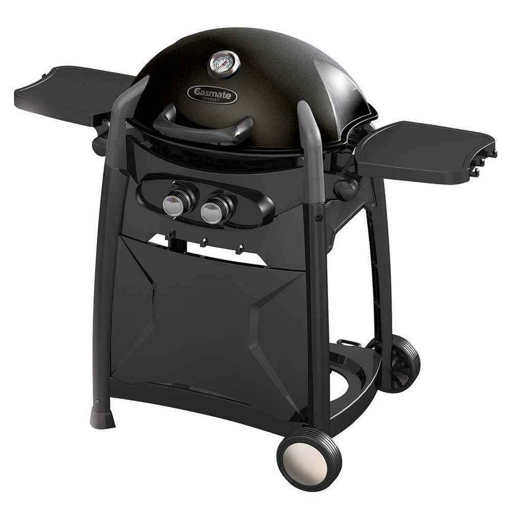 Odyssey 2 Burner Trolley BBQ - Black - Sydney BBQs and Rotisseries