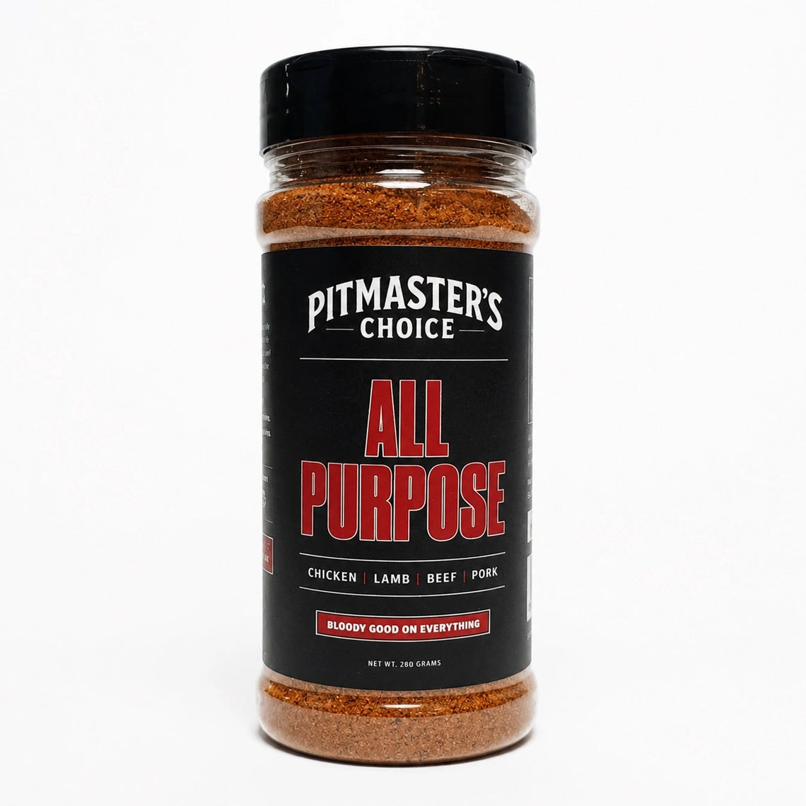 Pitmaster's Choice All-Purpose BBQ Seasoning 280g chicken and lamb rub front label