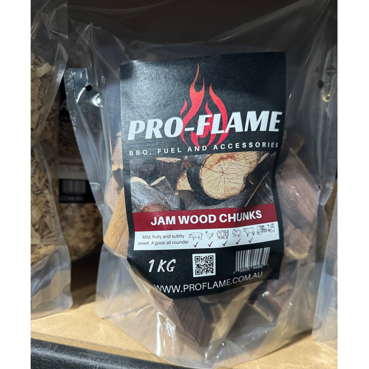 Red Jam Wood Chunks 1kg - Sydney BBQs and Rotisseries