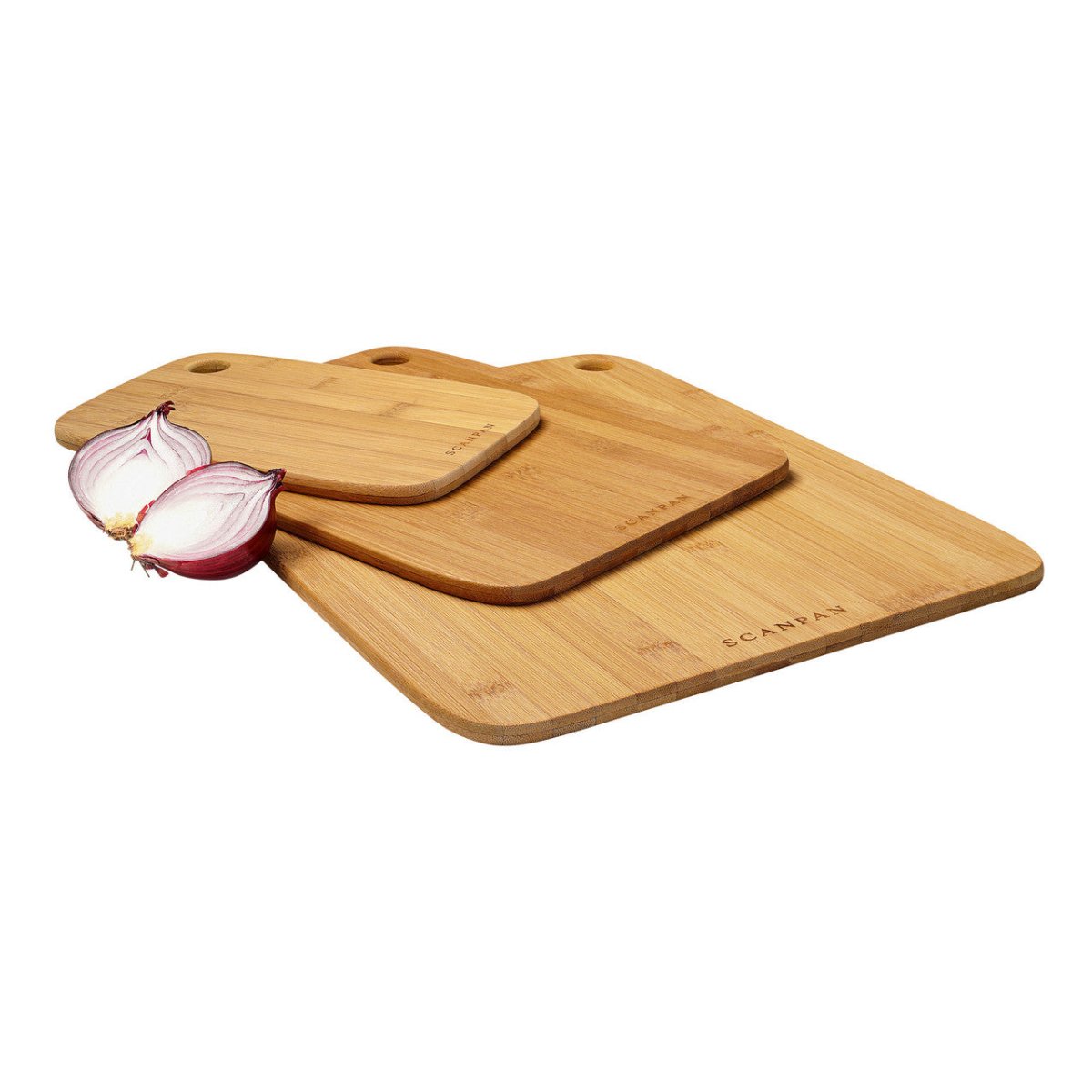 Scanpan Bamboo 3 Piece Board Set - Sydney BBQs and Rotisseries