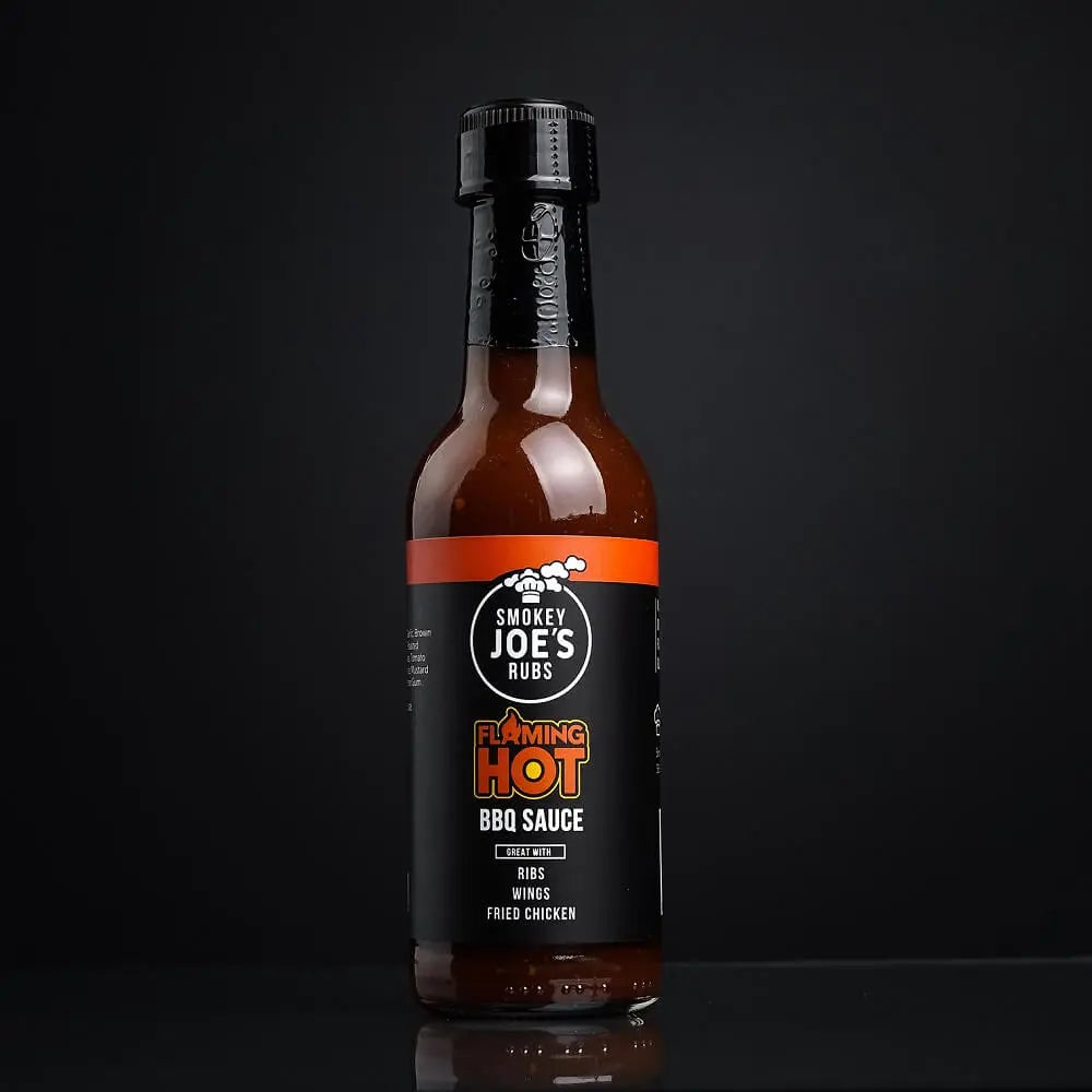 Smokey Joe’s Flaming Hot BBQ Sauce 250ml – smoky, sweet BBQ with Carolina Reaper heat