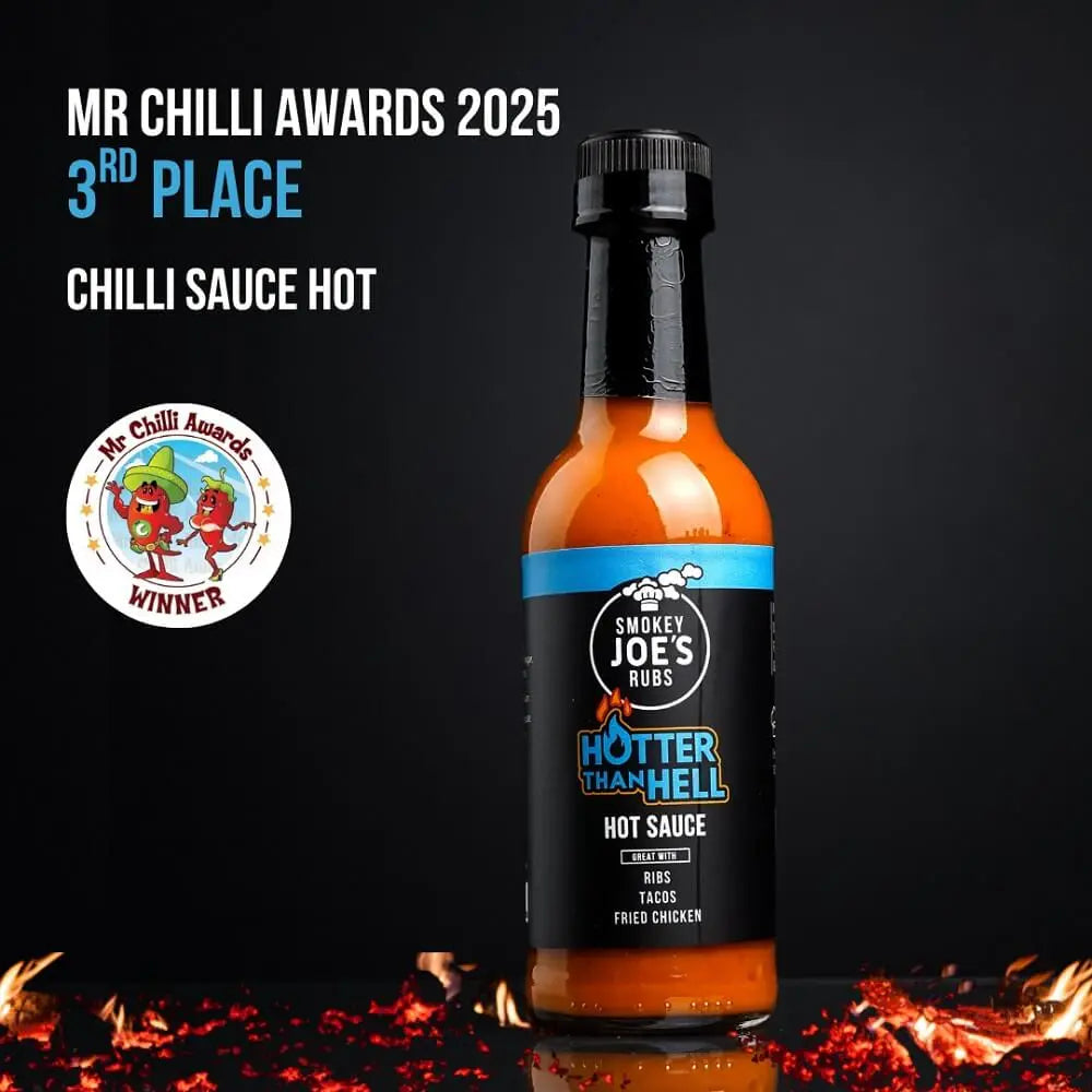 Smokey Joe’s Hotter Than Hell Hot Sauce 250ml – award-winning extreme chilli sauce