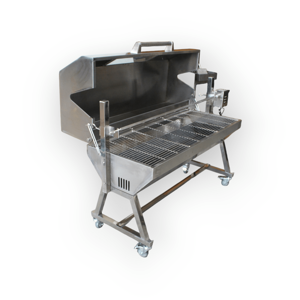 Stainless Steel Large Charcoal Bbq With Rotisserie Charcoal