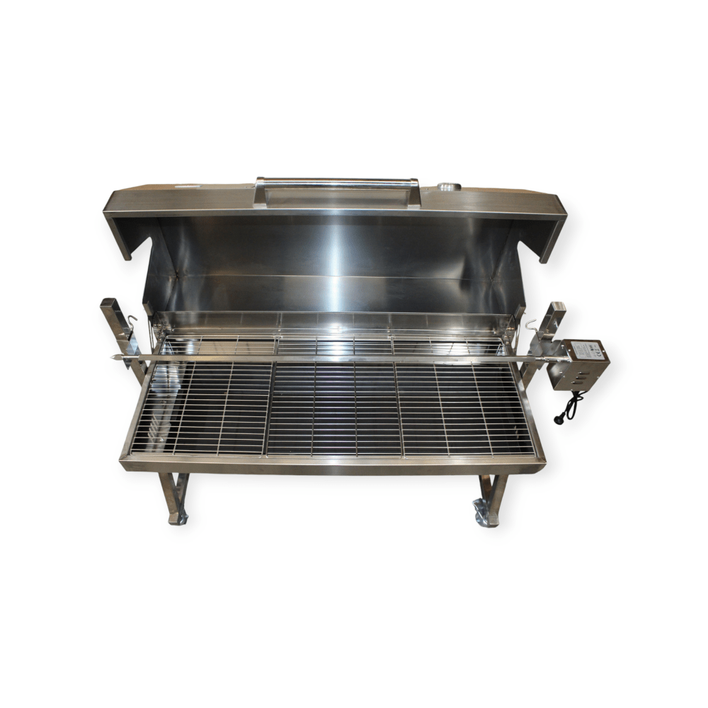 Roast Large Cuts: SydBBQs Spit Roaster 1300 with Hood