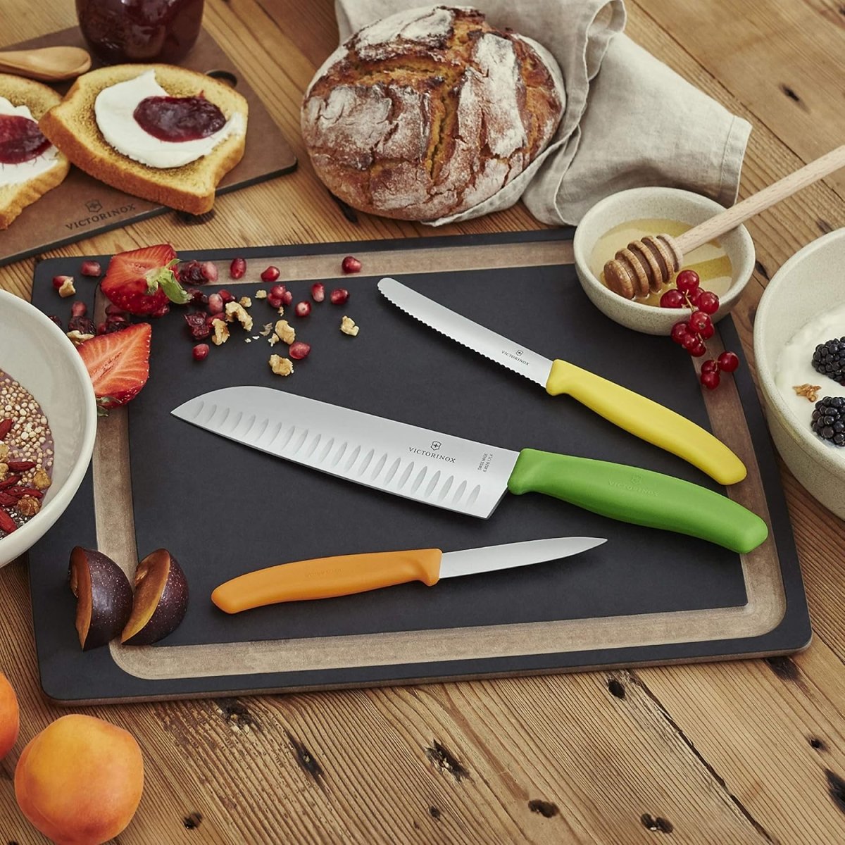 Victorinox Swiss Classic Tomato and Table Multi Colour Knife Set - Sydney BBQs and Rotisseries