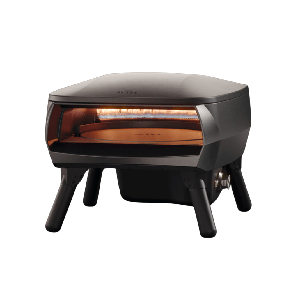 WITT Piccolo Rotante Gas Powered Pizza Oven w/ Rotating Stone 13" - Black - Sydney BBQs and Rotisseries